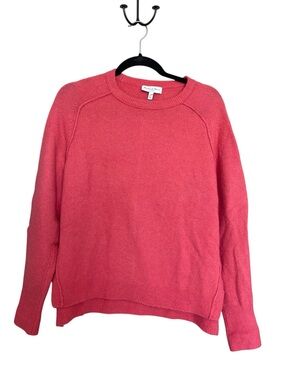 Anthropologie Coral Crewneck Sweater